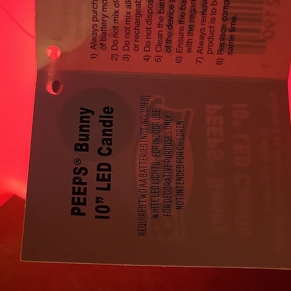 Peeps LED bunny. - Picture 5 of 7